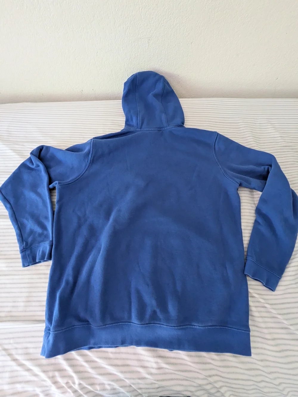 Nike Royal Blue Pullover Hoodie with Swoosh